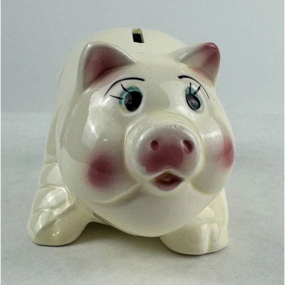 Vintage Ceramic Piggy Bank 6